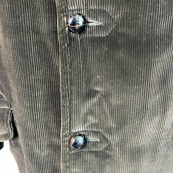 🔹 Vintage 70’s Corduroy Coat with Faux Fur and Wool Lining - Picture 7 of 16